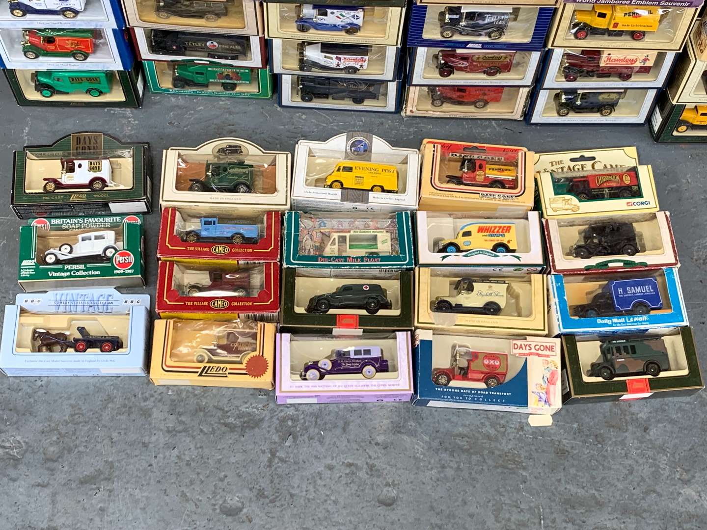 <p>Quantity of Boxed Die Cast Commercial Vehicles&nbsp;</p>