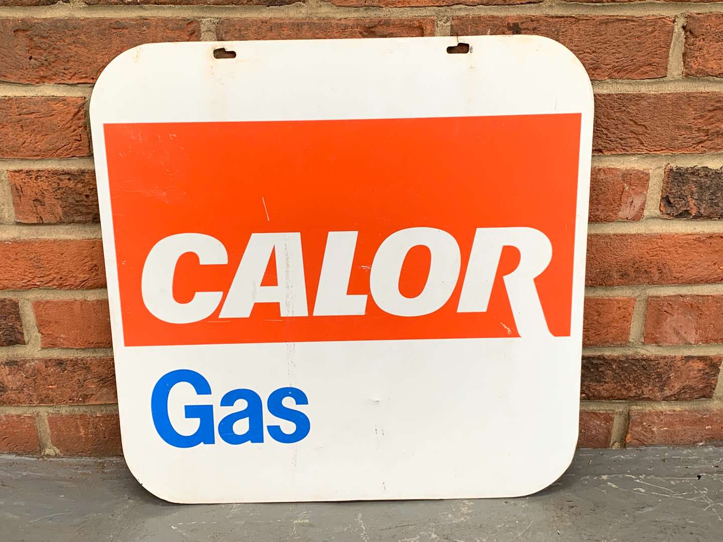 <p>Aluminium Calor Gas Sign</p>