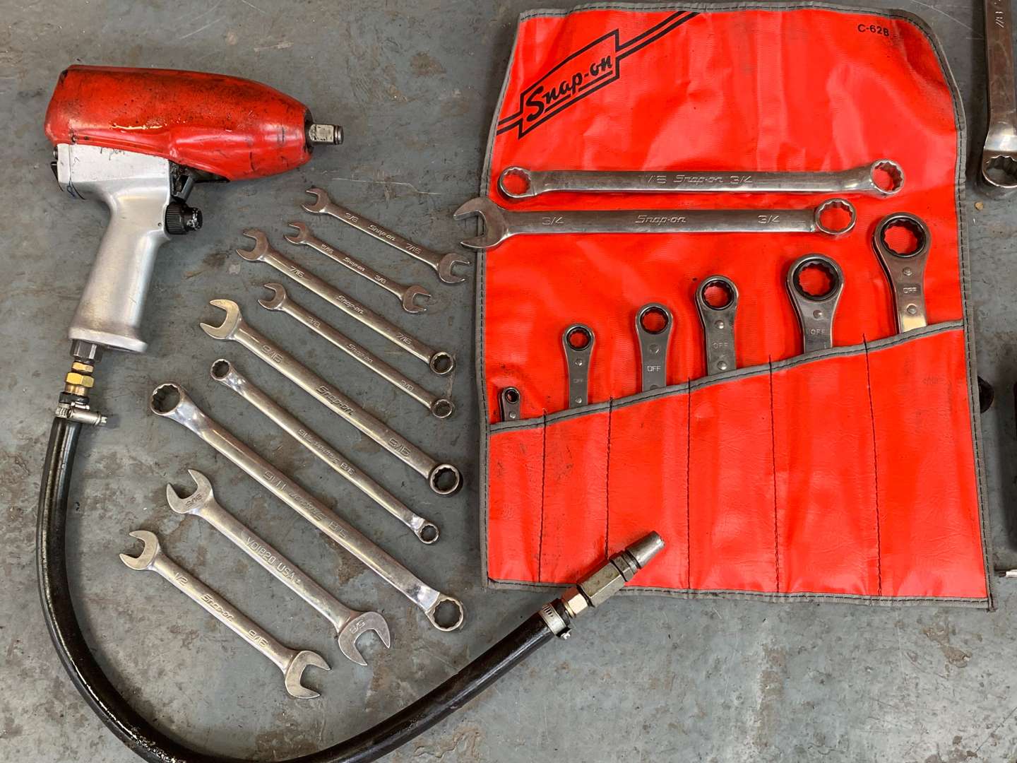 <p>Tool Box of a Quantity of Snap On Spanners Etc</p>