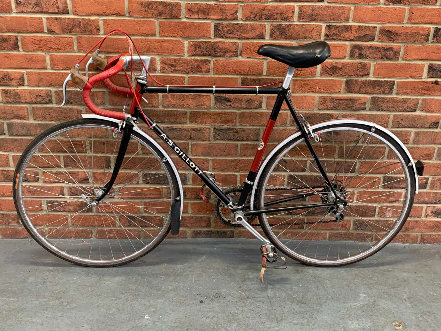 <p>Vintage AS Gillott Race Bike</p>