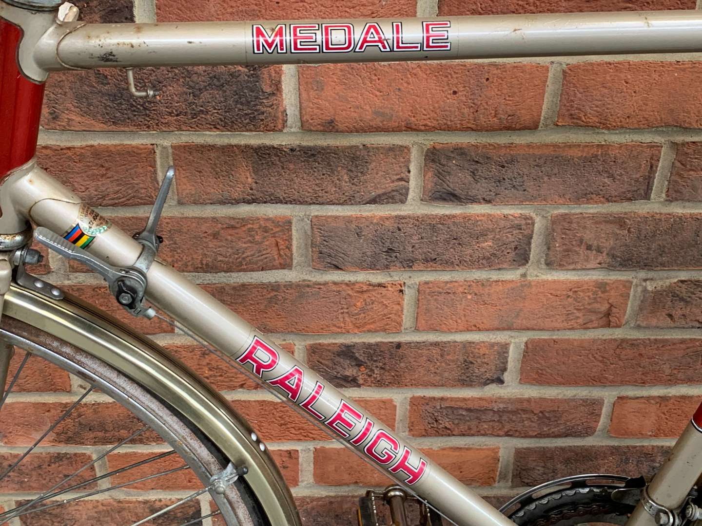 <p>Vintage Raleigh Medale Race Bicycle</p>