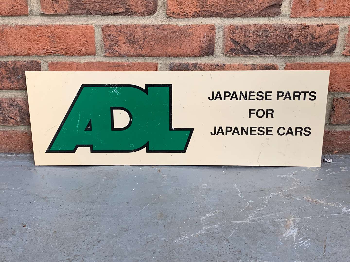 <p>Plastic ADL Japanese Parts For Japanese Cars Sign</p>