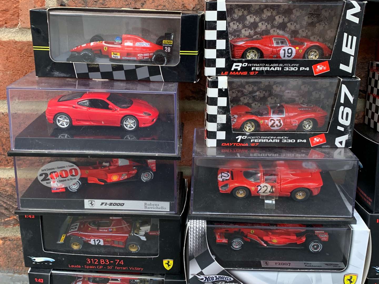 <p>Quantity of Boxed Die Cast Ferrari Model Cars</p>