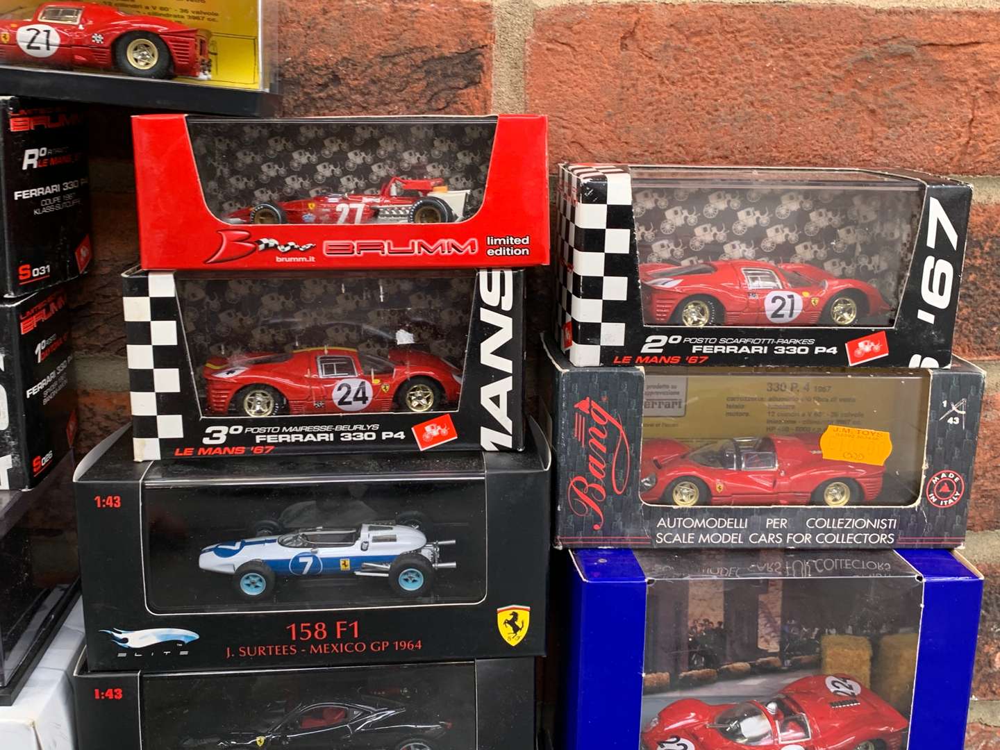 <p>Quantity of Boxed Die Cast Ferrari Model Cars</p>