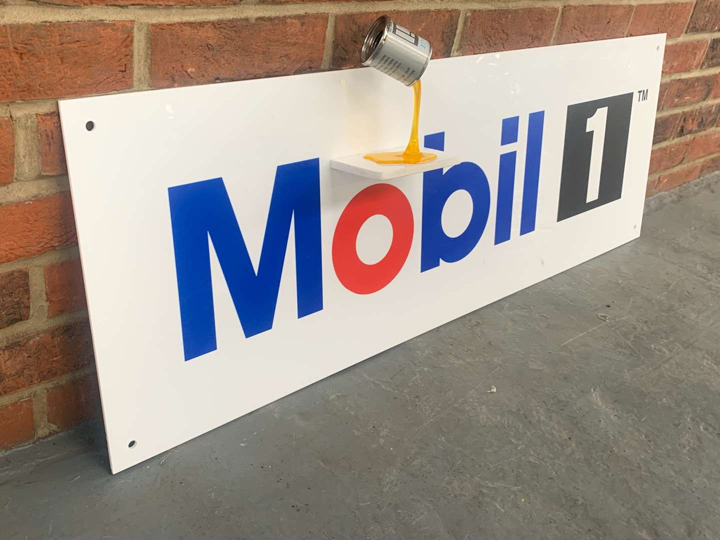 <p>Perspex Mobil 1 Sign</p>