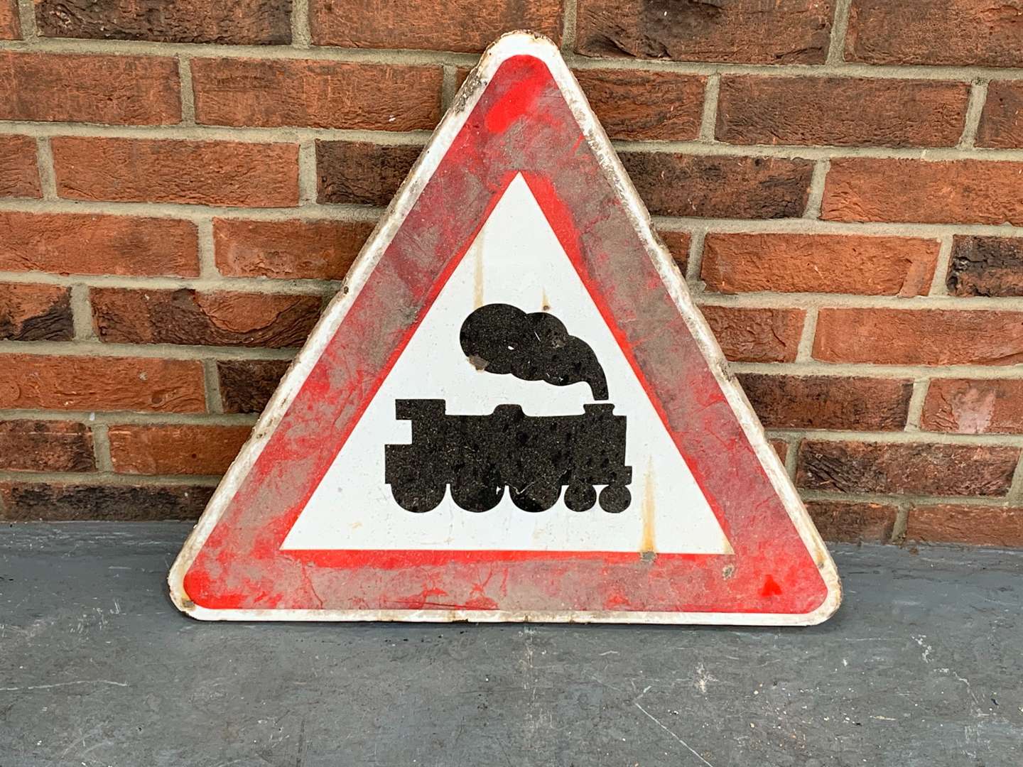 <p>Metal Railway Style Sign</p>