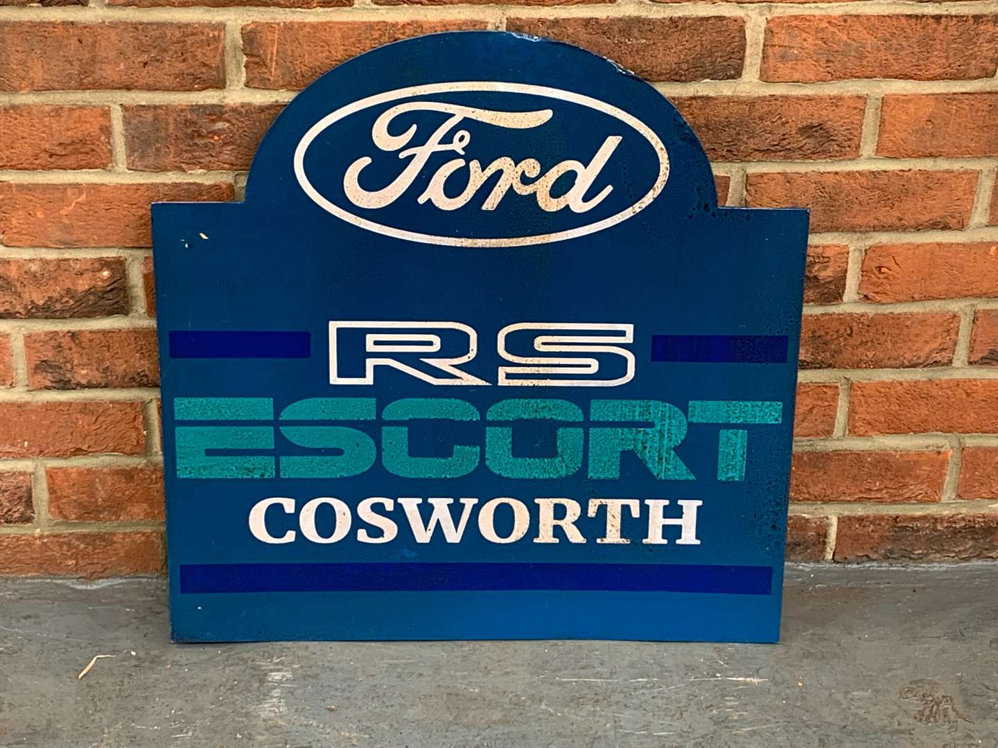 <p>Metal Made RS Cosworth Sign</p>