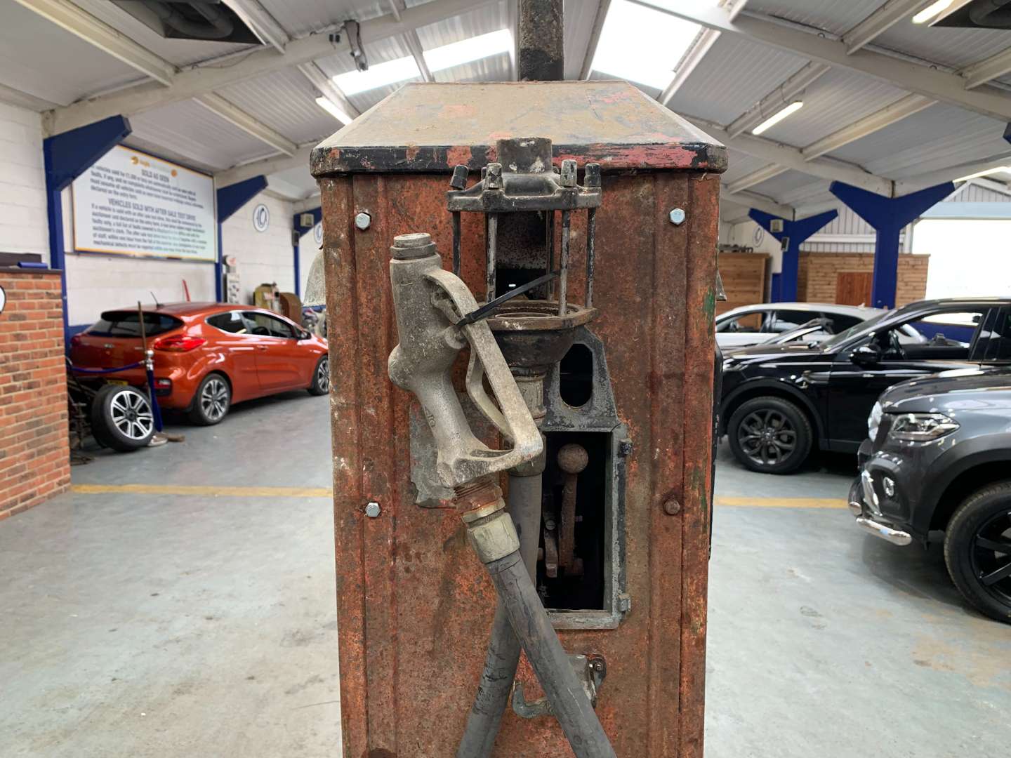 <p>1920/30's Clock Face Petrol Pump (For Restoration)</p>