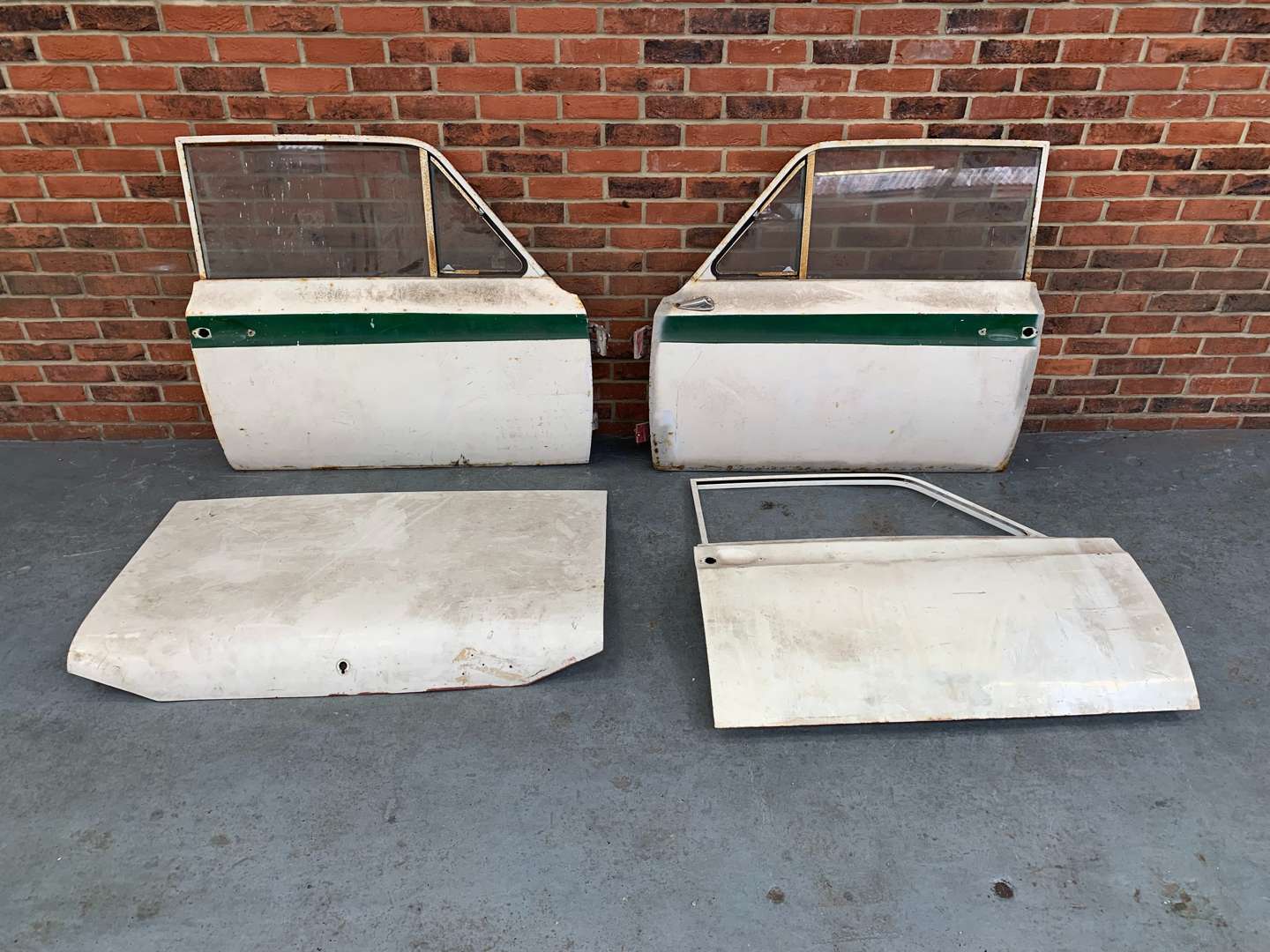 <p>Three Mk1 Cortina Doors and Boot (4)</p>