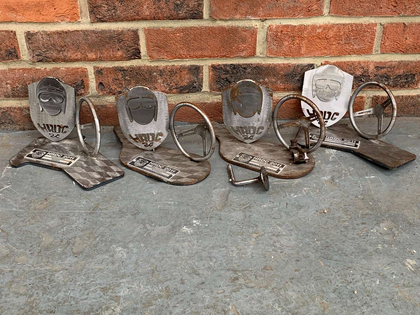 <p>Five HRDC Race Trophies By Micky Bolton&nbsp;</p>