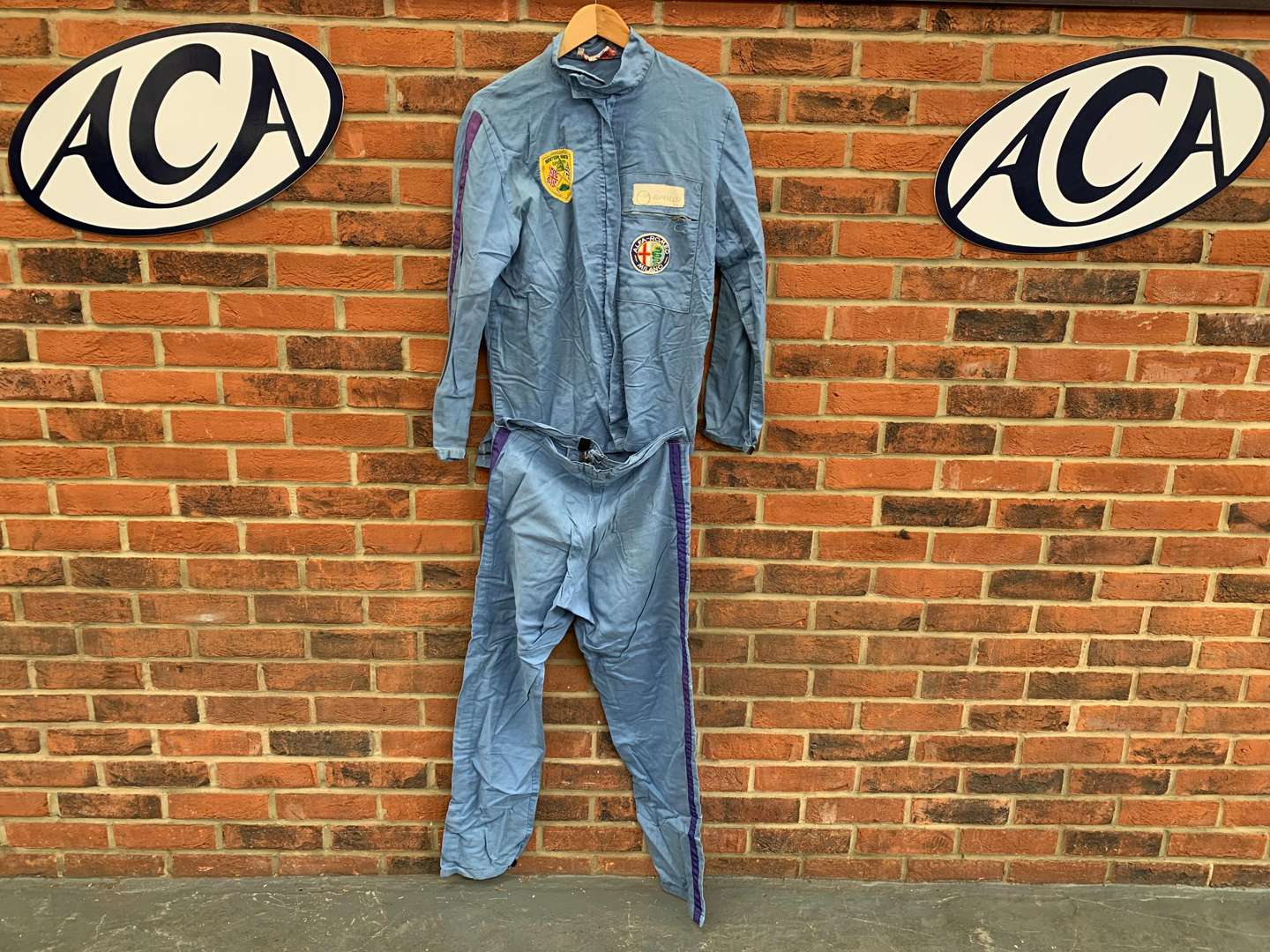 <p>1970's Apollo Two Piece Race Suit</p>