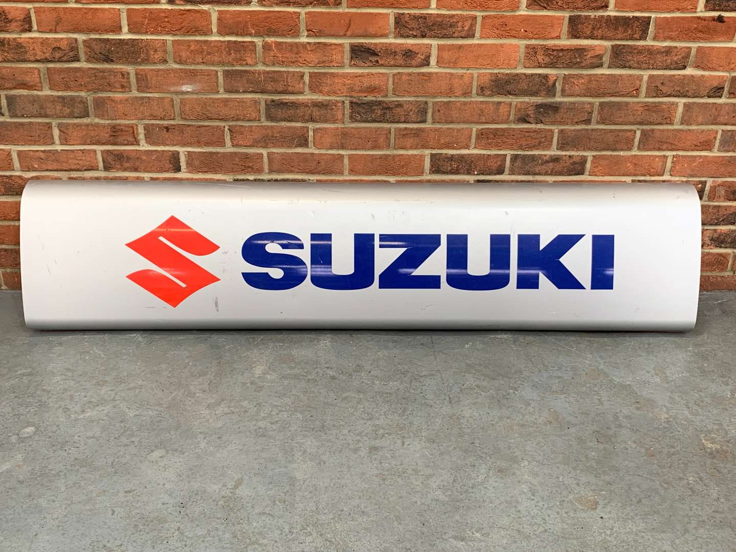 <p>Large Metal Suzuki Dealership Sign</p>