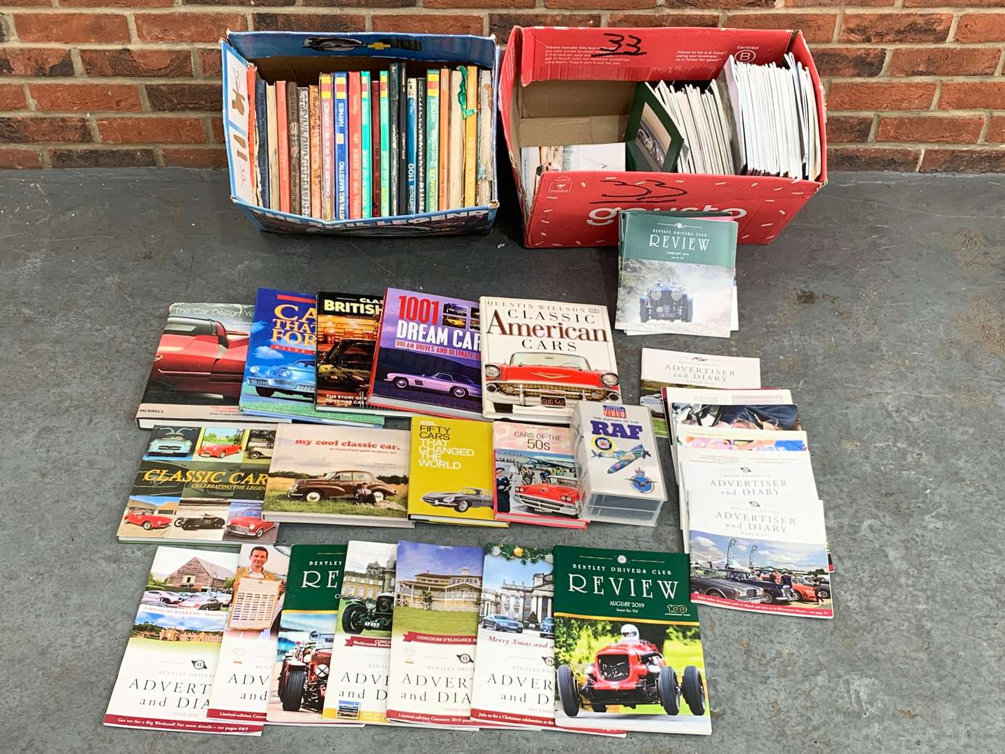 <p>Quantity of Motoring Books&nbsp;</p>