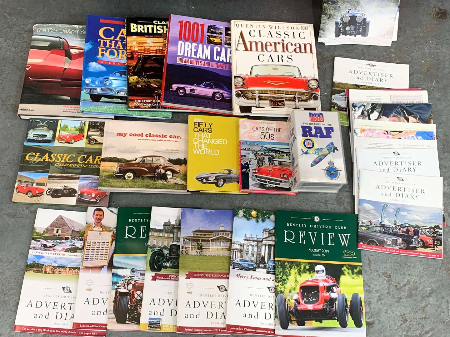 <p>Quantity of Motoring Books&nbsp;</p>