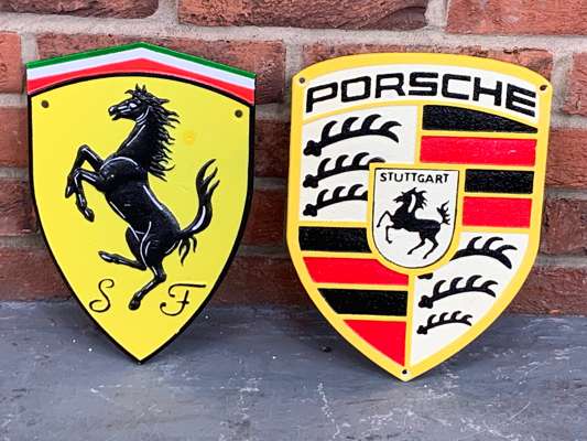 Interesting Porsche Emblem Vs Ferrari Photos