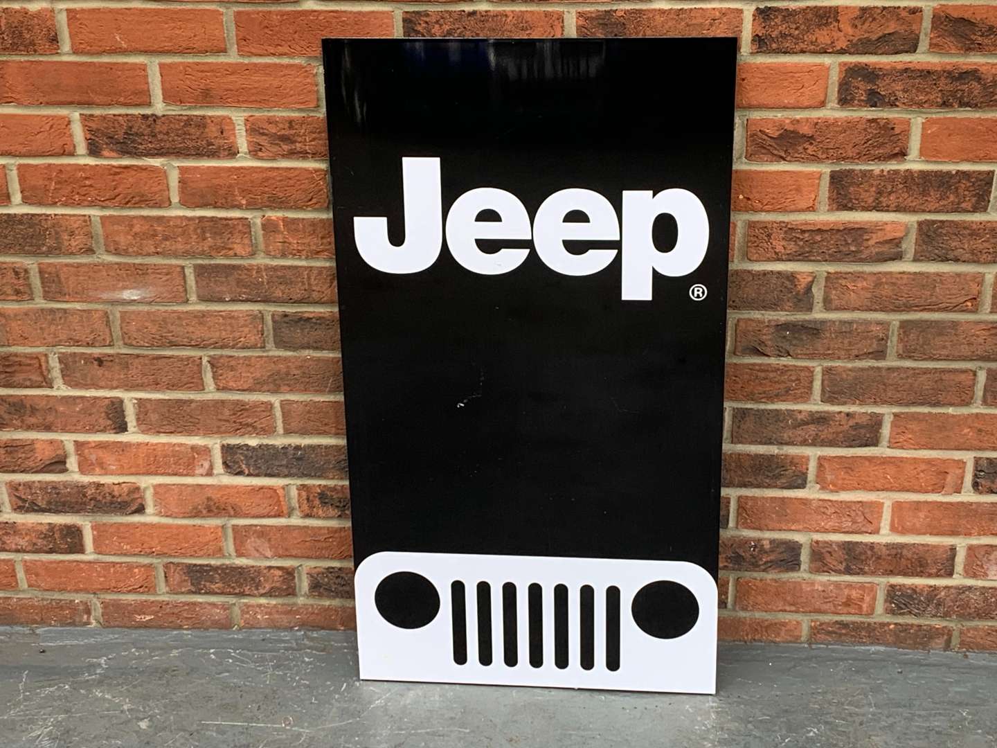 <p>Jeep Sign on Metal Board</p>