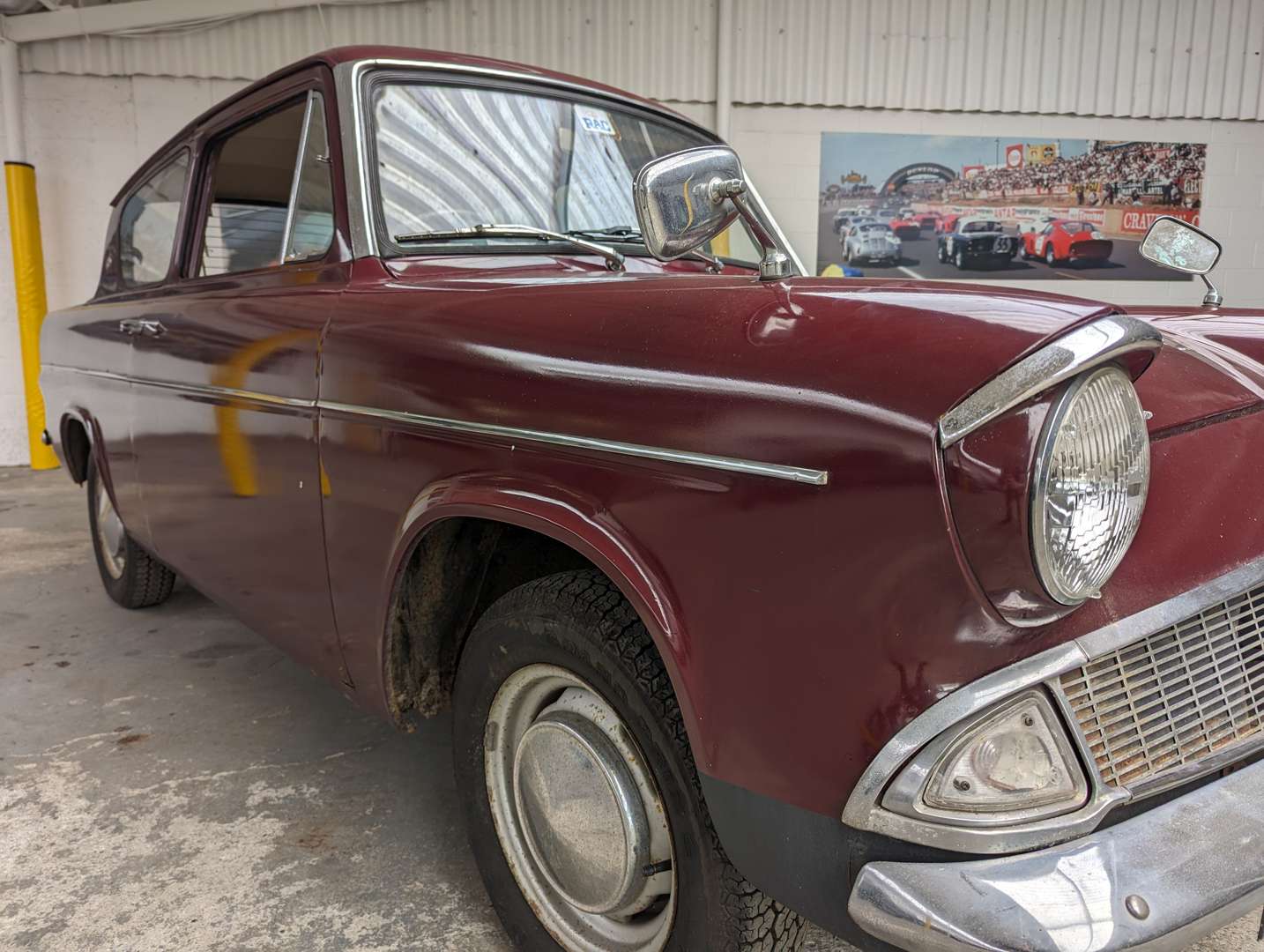 <p>1962 FORD ANGLIA 105E ‘One family Owner From New’</p>