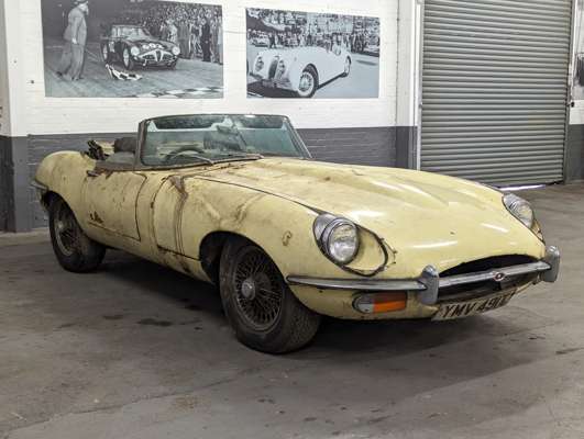 1969 JAGUAR E-TYPE 4.2 SII ROADSTER from the David Brown collection ...