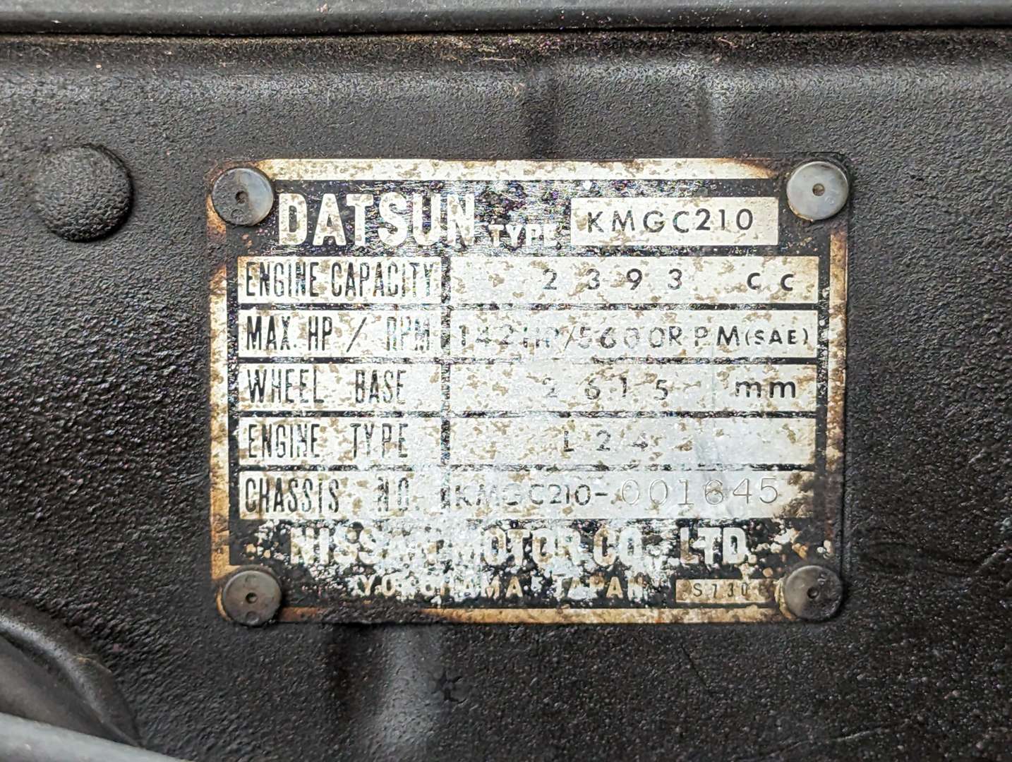 <p>1979 DATSUN 240K SKYLINE GT COUPE&nbsp;</p>