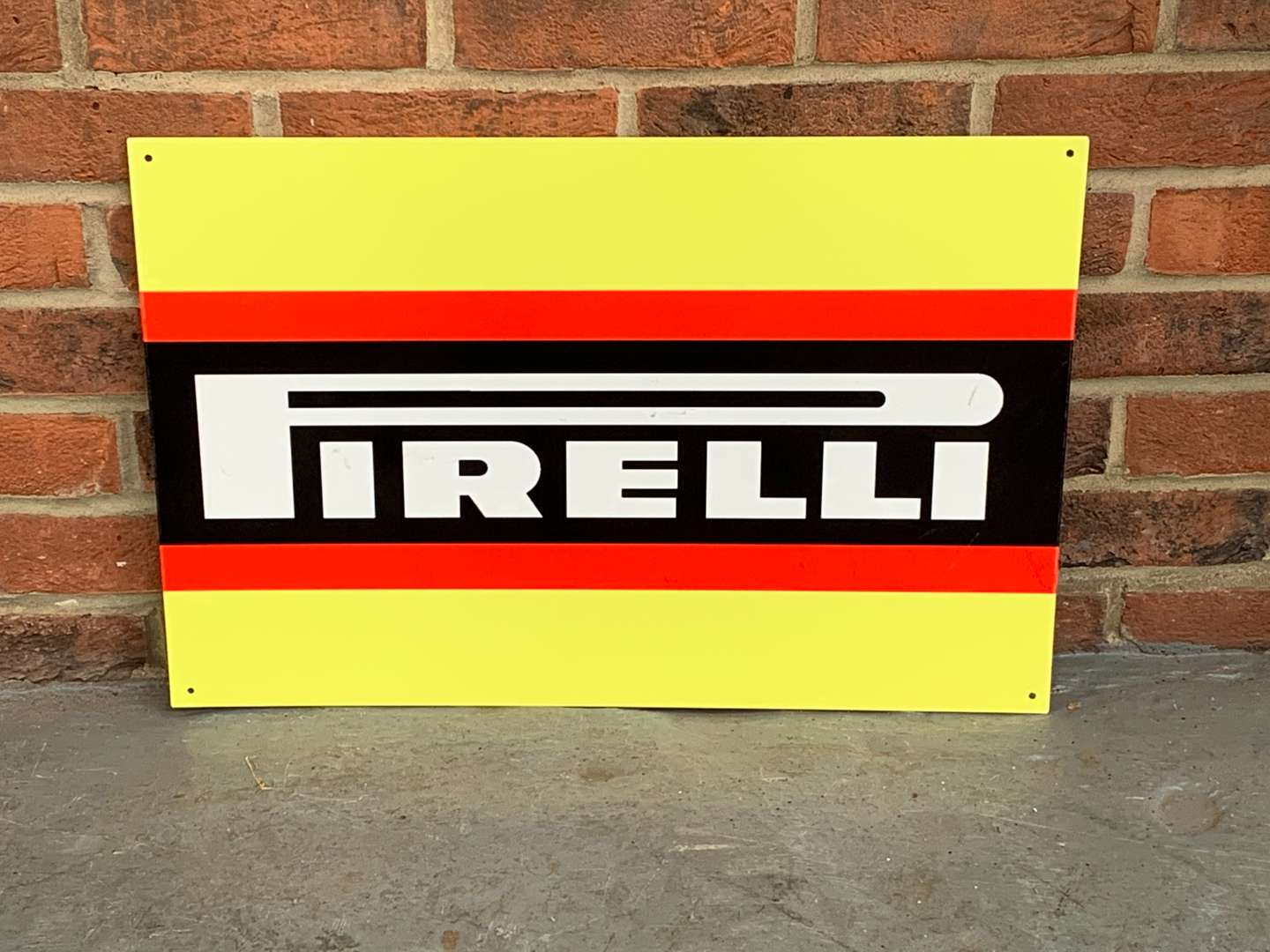 <p>Metal Pirelli Tyres Sign</p>