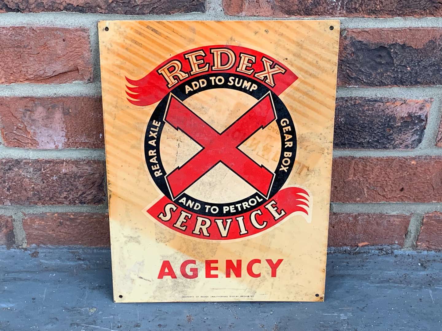 <p>Aluminium Redex Service Agency Sign</p>