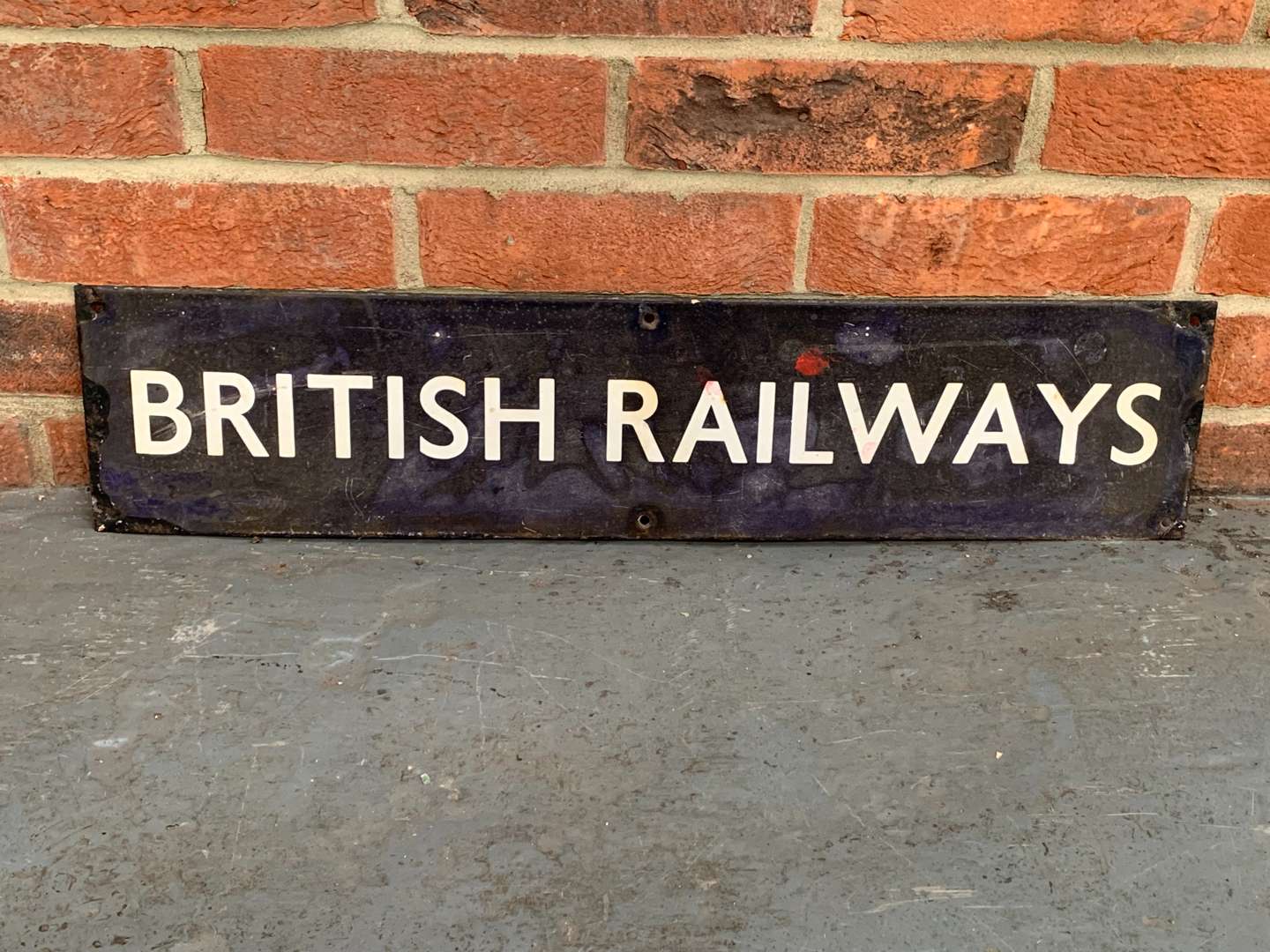 <p>Enamel British Railways Sign</p>