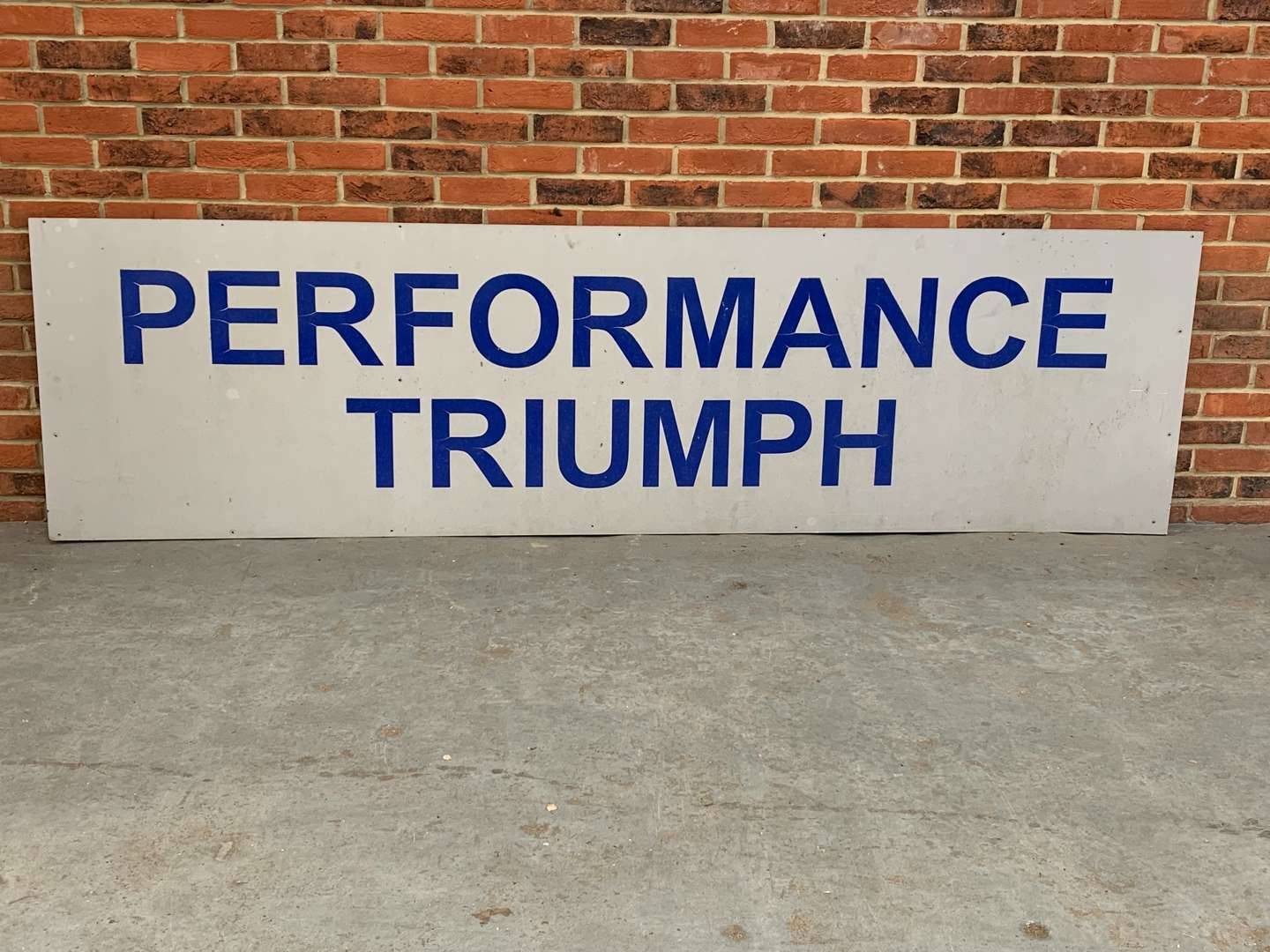 <p>Large Performance Triumph Sign&nbsp;</p>