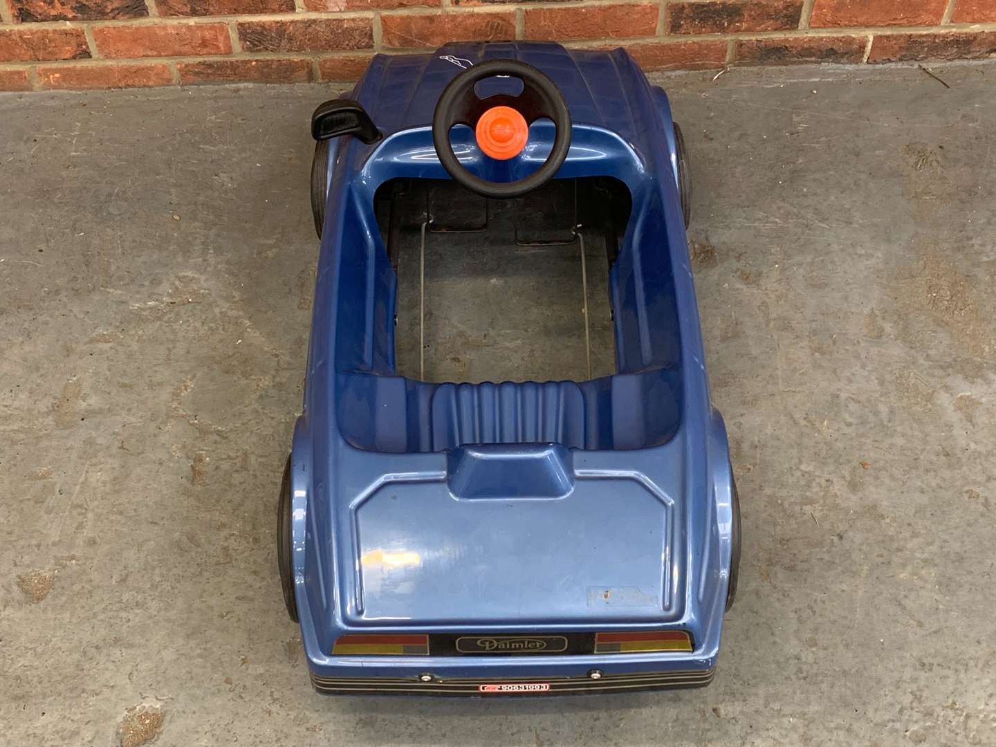 <p>Toys Toys Blue Plastic Jaguar Childs Pedal Car</p>