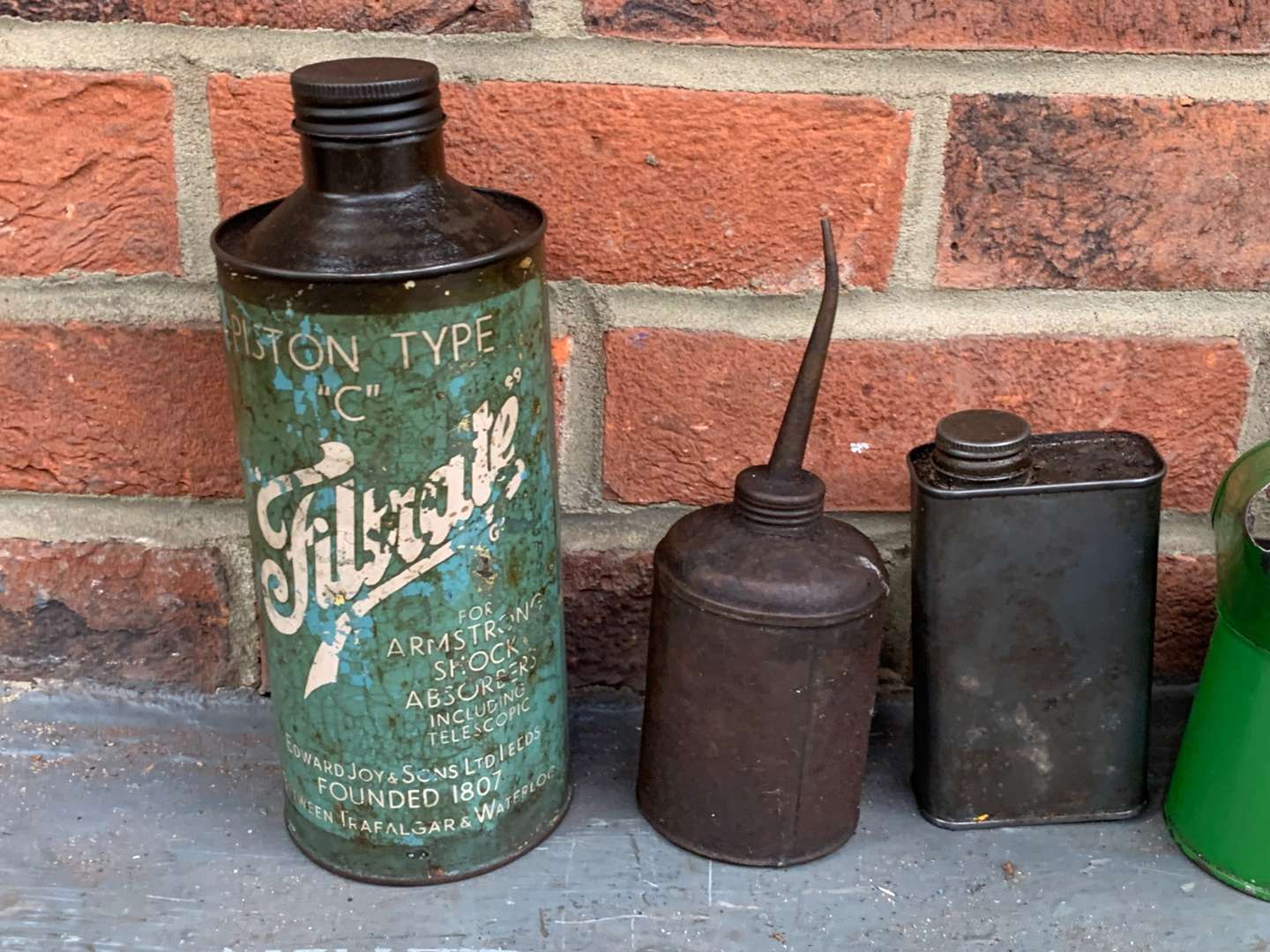 <p>Early Filtrate and Girling Oil Cans Etc</p>