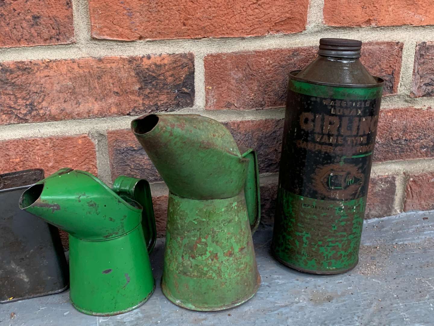 <p>Early Filtrate and Girling Oil Cans Etc</p>
