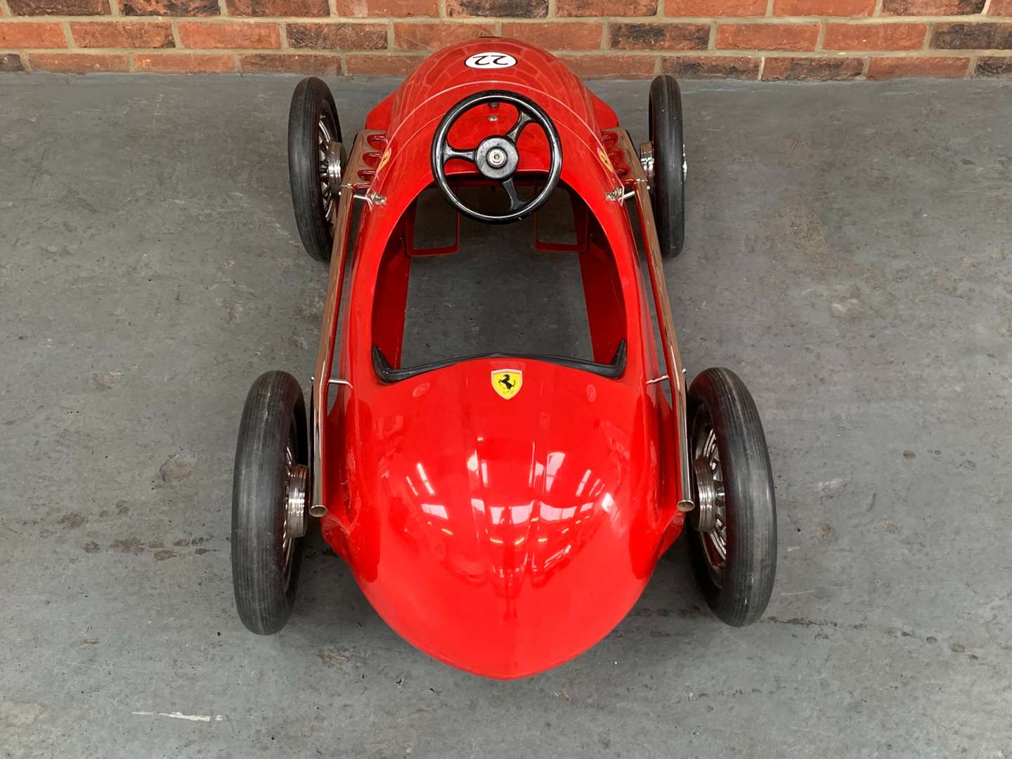 <p>Metal Childs Ferrari Pedal Car</p>