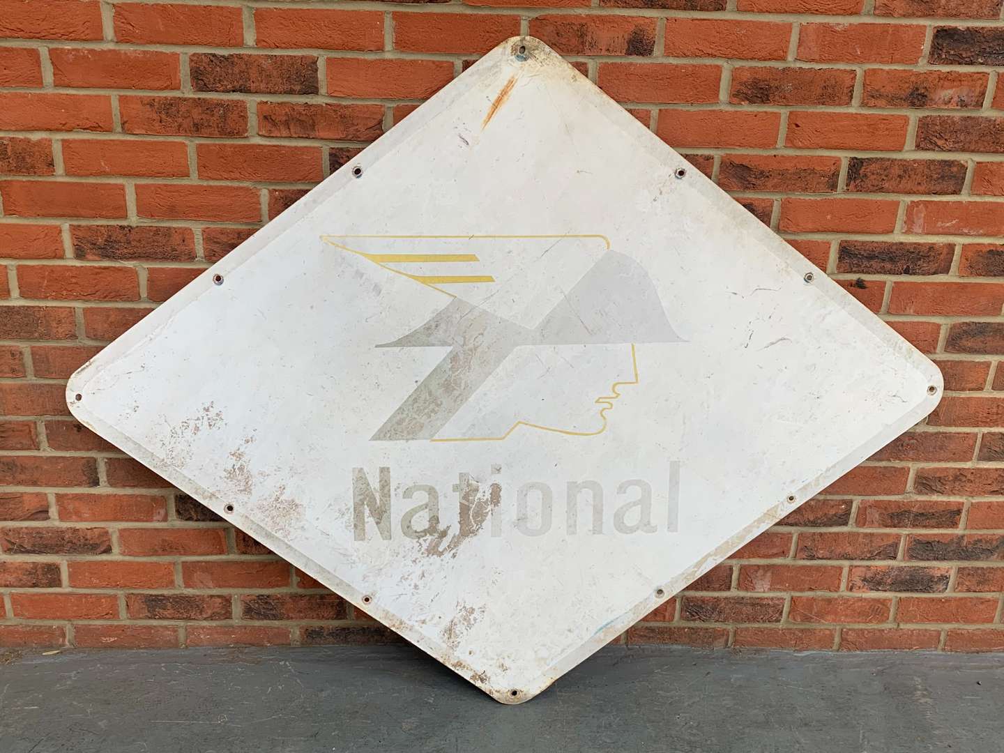 <p>Aluminium National Benzole Forecourt Sign</p>