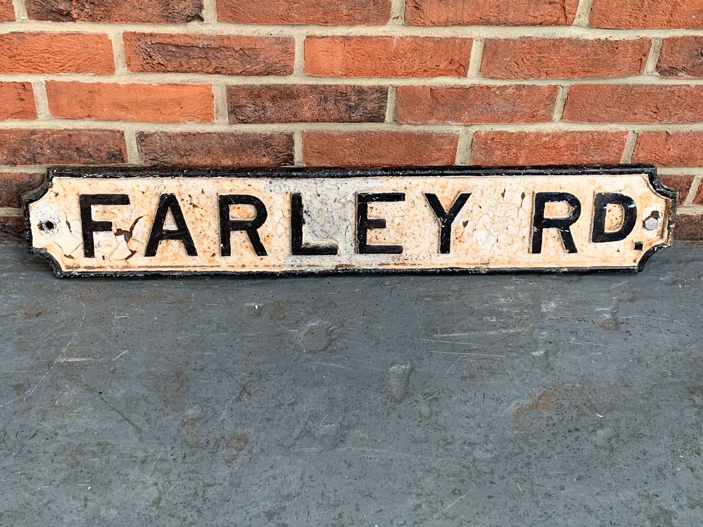 <p>Cast Iron Road Sign “ Farley Rd"</p>