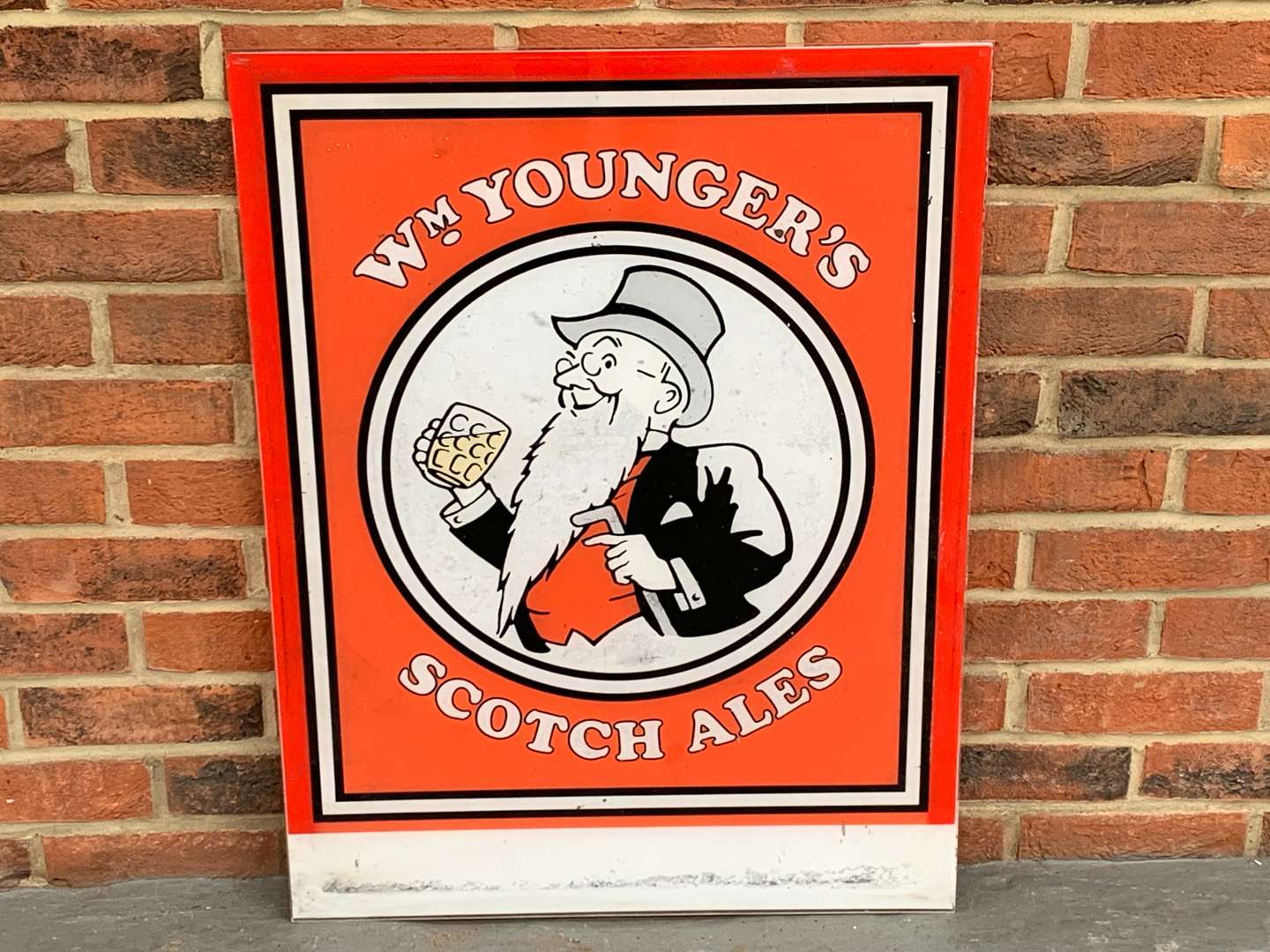 <p>Perspex Wm Youngers, Scotch Ales Sign</p>