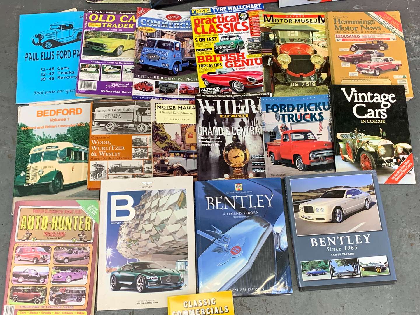<p>Quantity of Classic Car Books Etc</p>