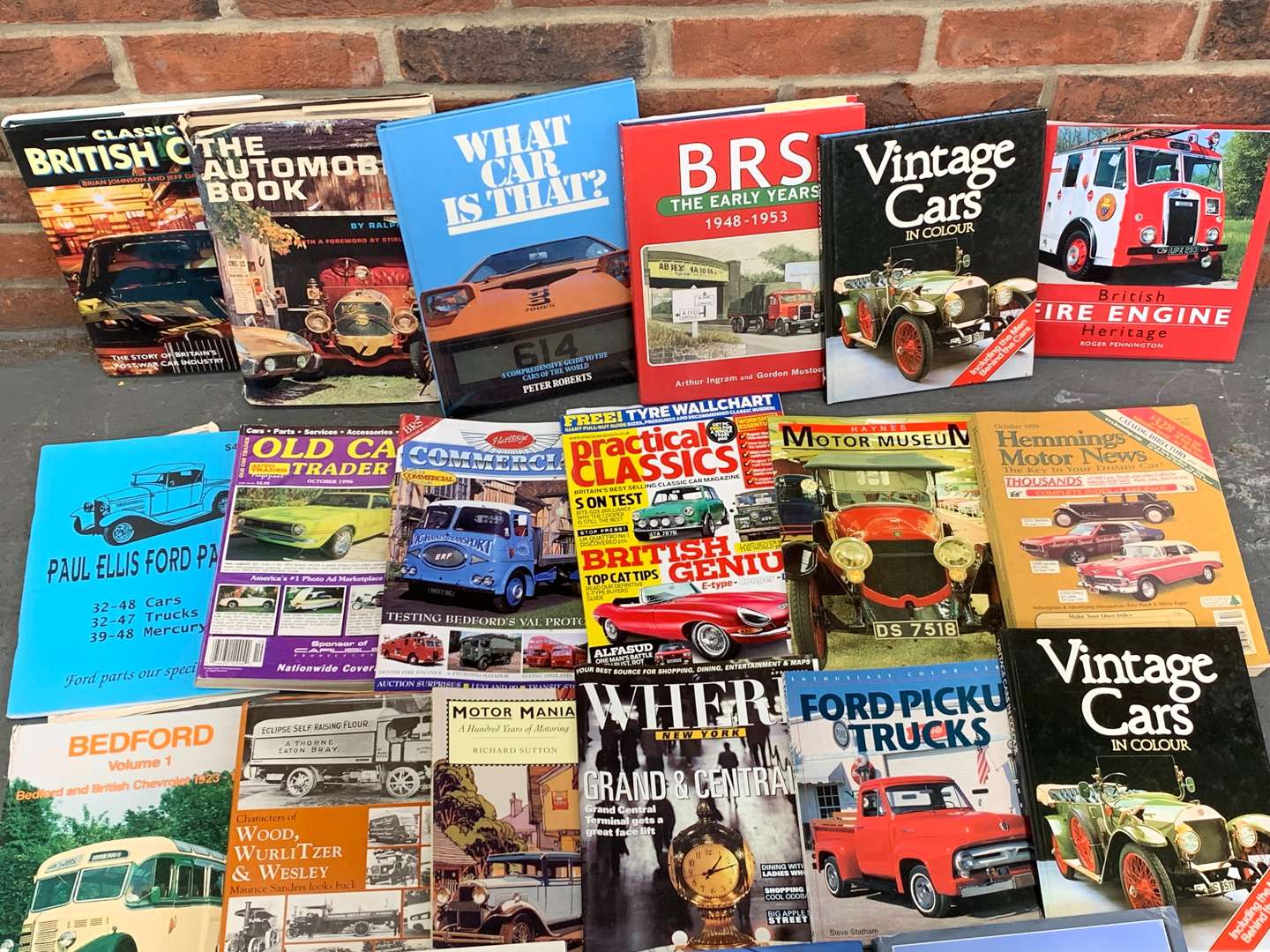 <p>Quantity of Classic Car Books Etc</p>