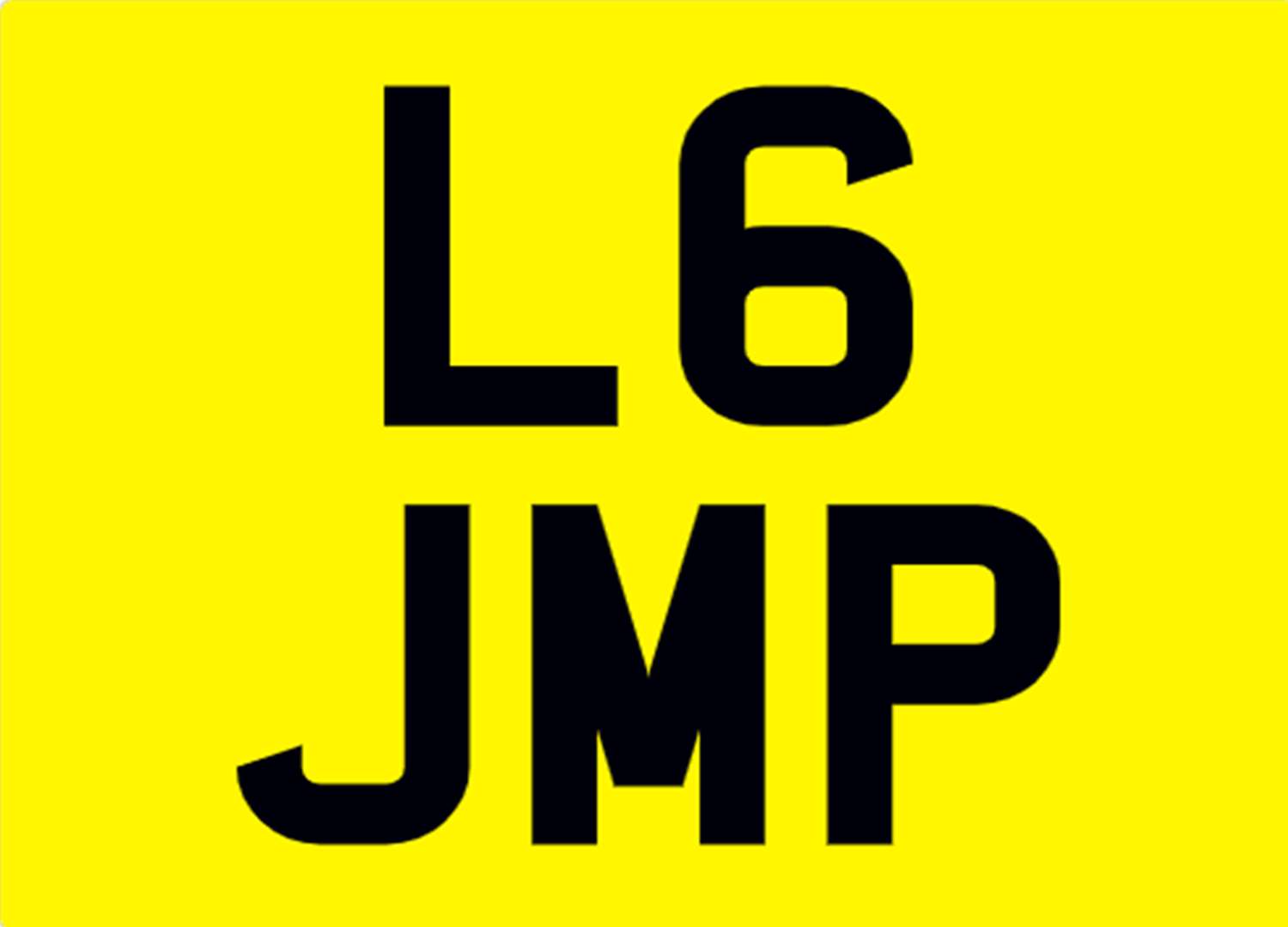 <p>&nbsp; L6 JMP REGISTRATION NUMBER&nbsp;</p>