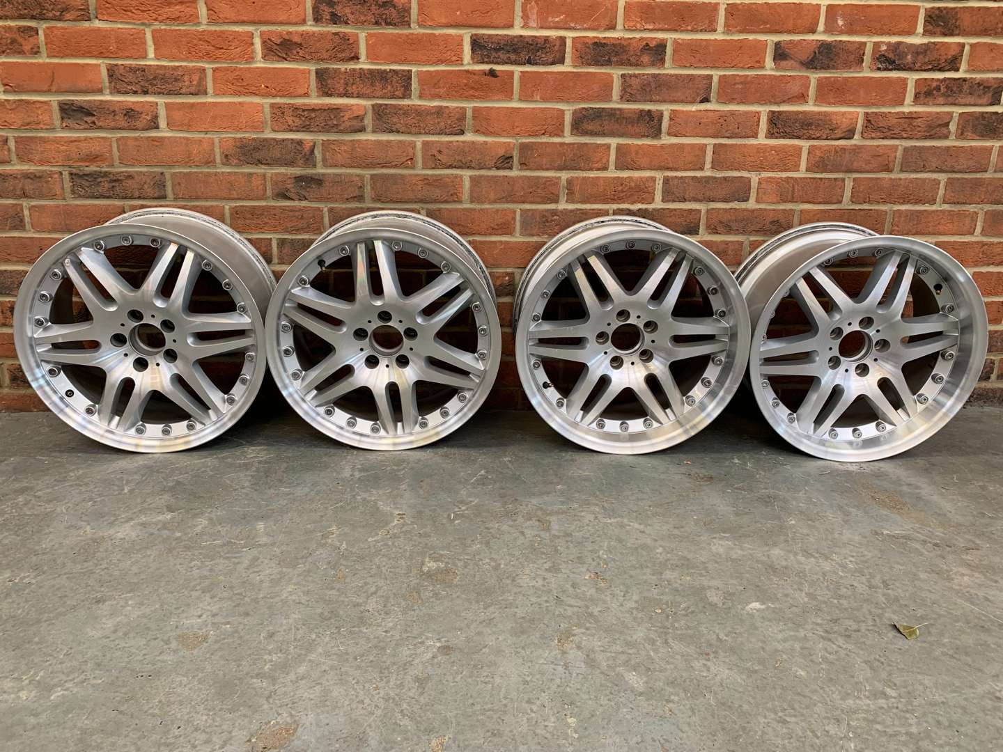 <p>Set of Four Mercedes Alloy Wheels</p>