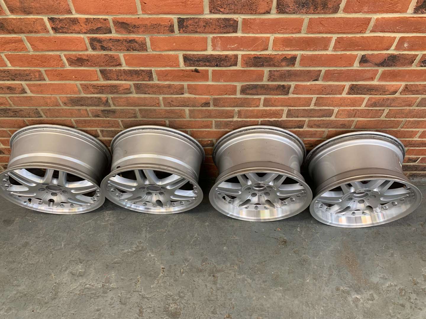 <p>Set of Four Mercedes Alloy Wheels</p>