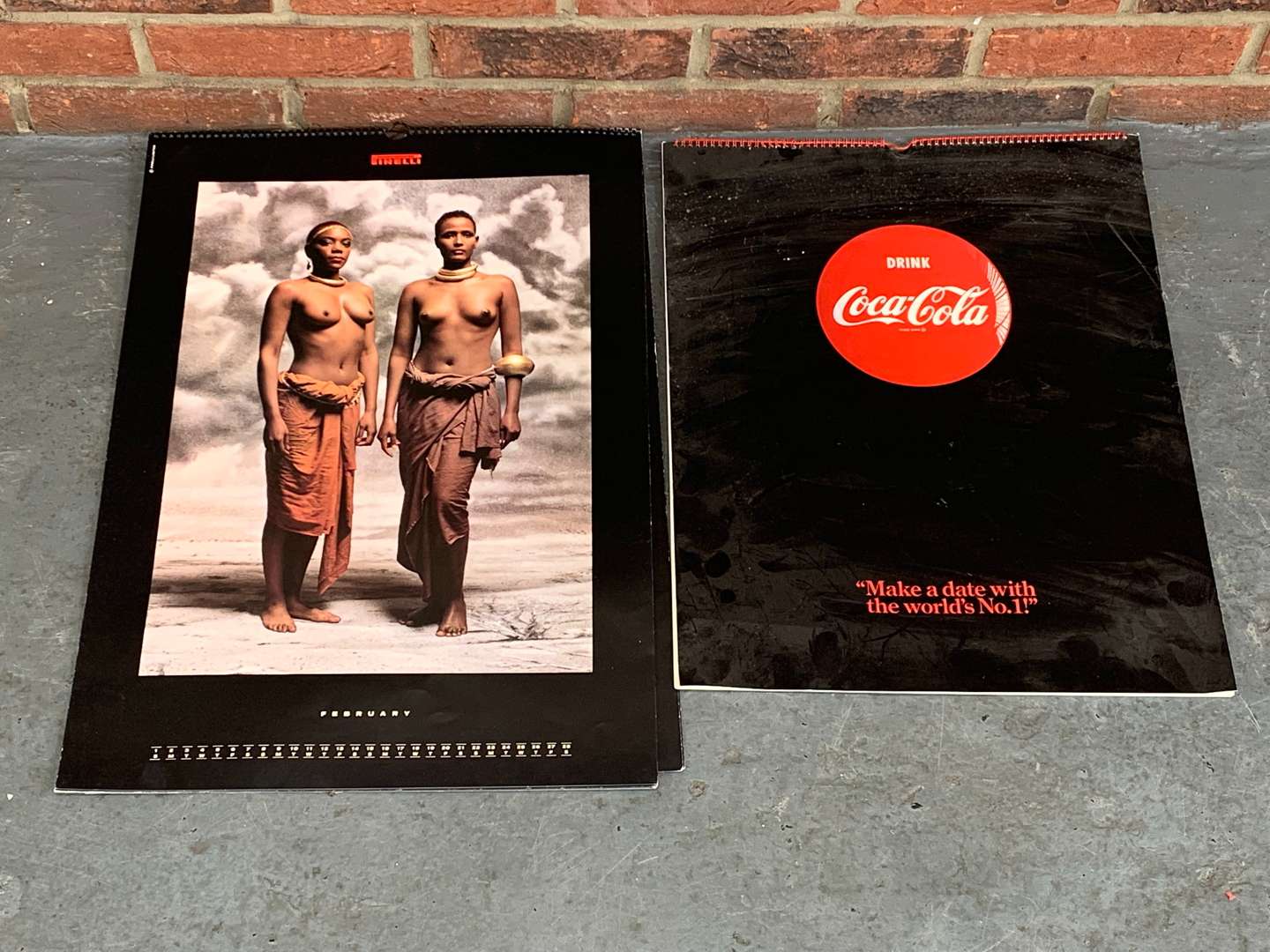 <p>1987 Pirelli and Coca-Cola Calendars (2)</p>