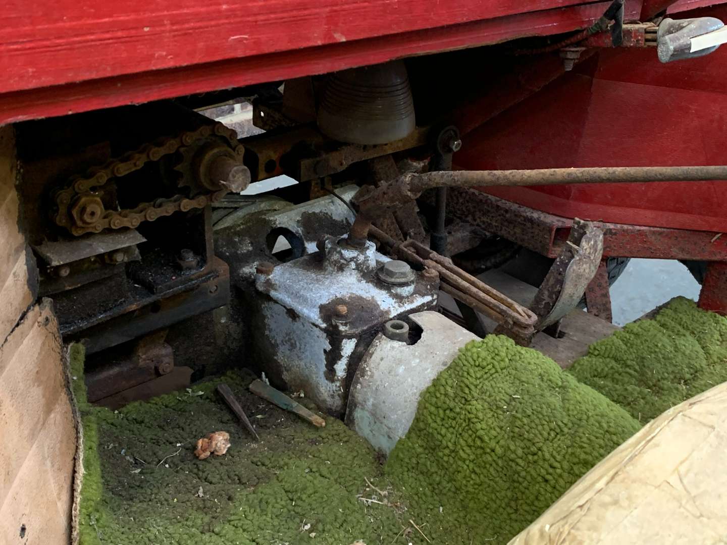 <p>Wooden and Metal Framed Childs Petrol Car (For Restoration)</p>