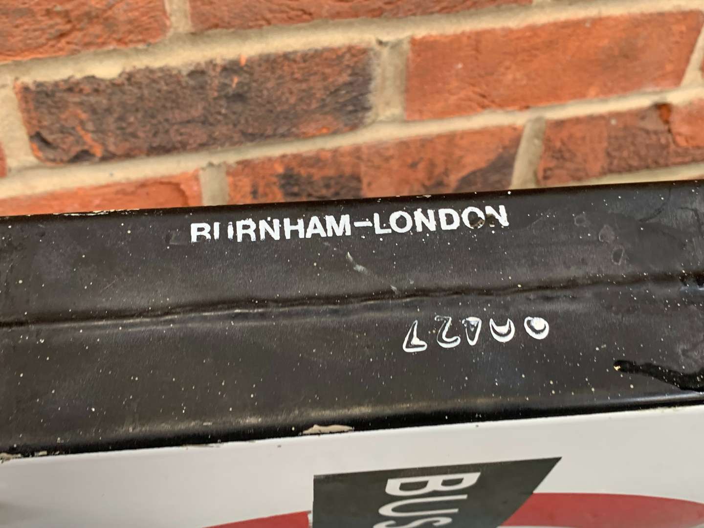 <p>Enamel bus and Coach Stop Sign</p>