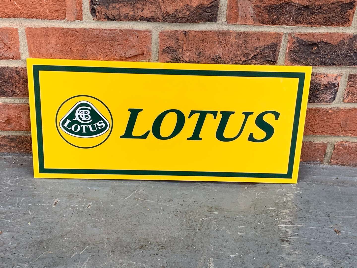 <p>Lotus Perspex Sign</p>