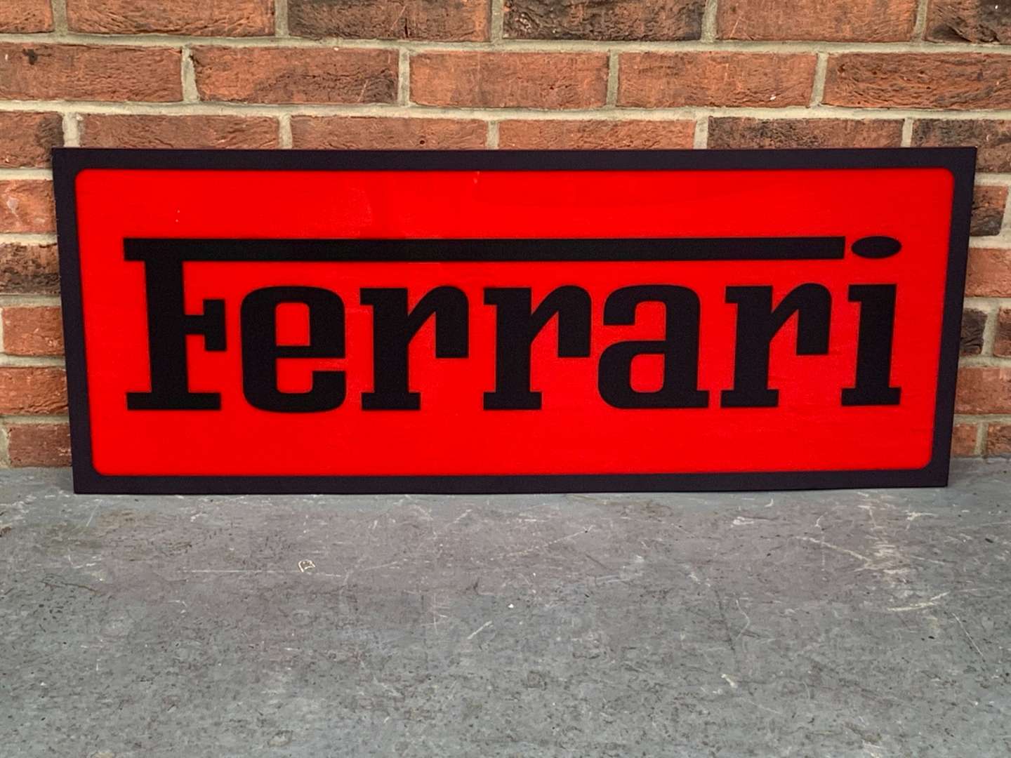 <p>Ferrari Perspex Sign</p>