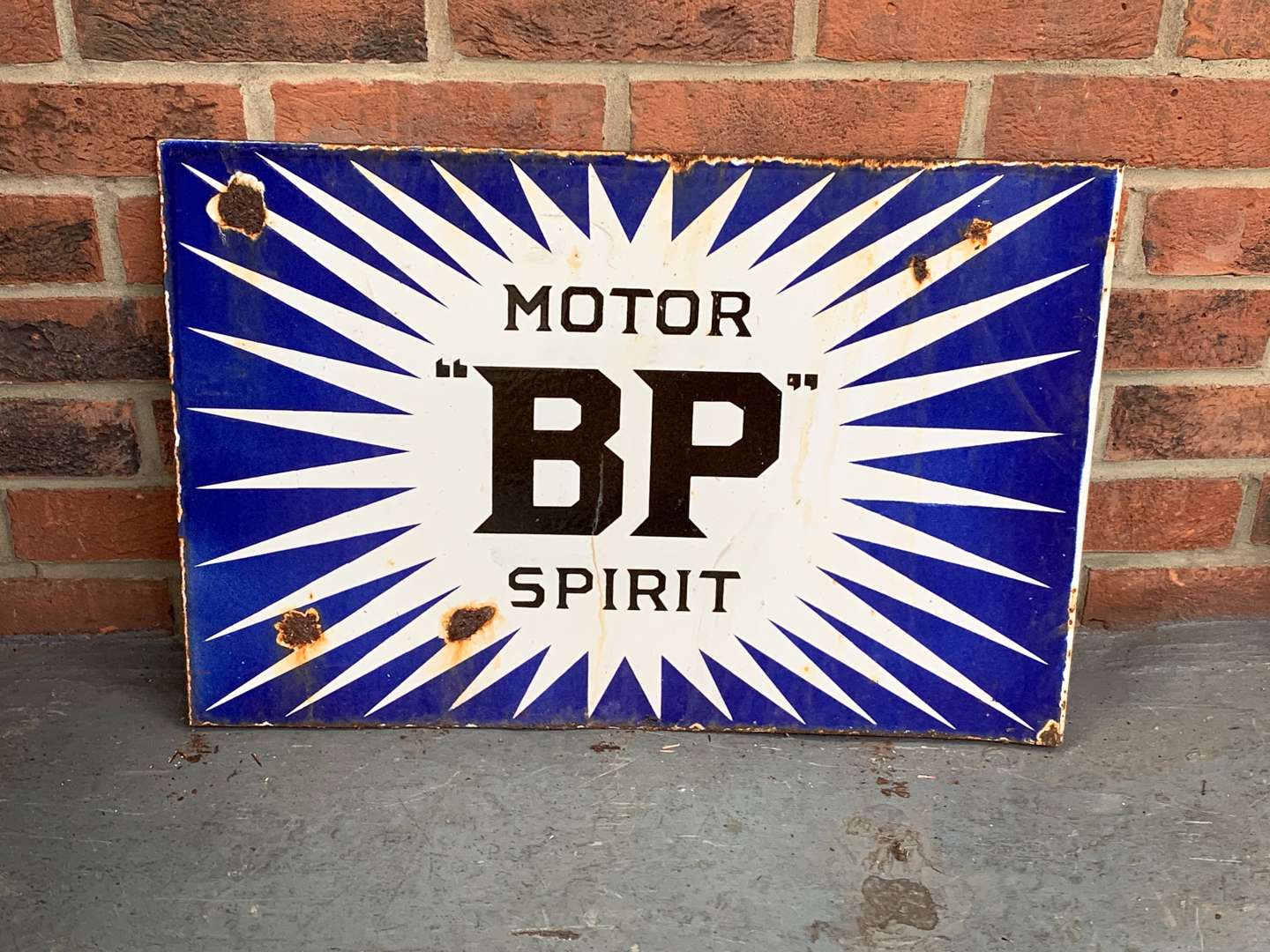 <p>BP Motor Spirit Flange Sign</p>
