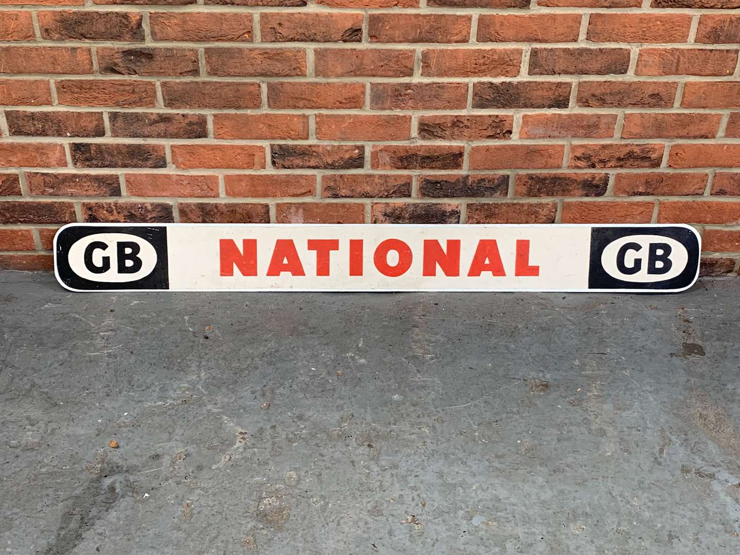 <p>National Bus Aluminium Sign</p>