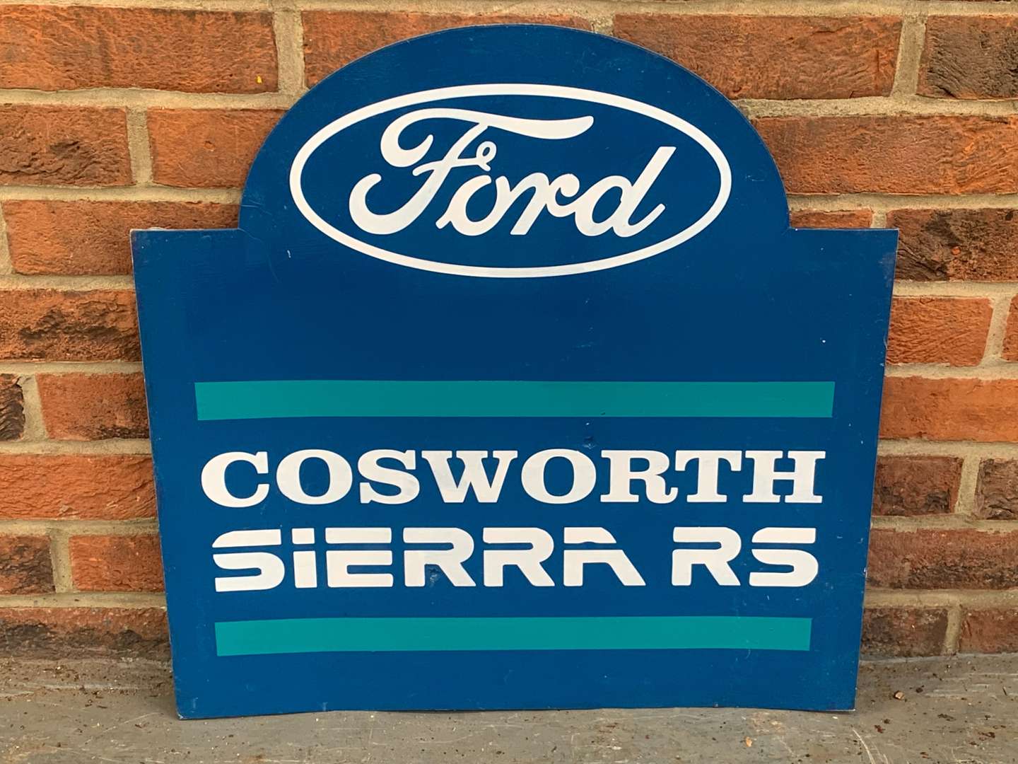 <p>Ford Cosworth Sierra RS Made Sign</p>