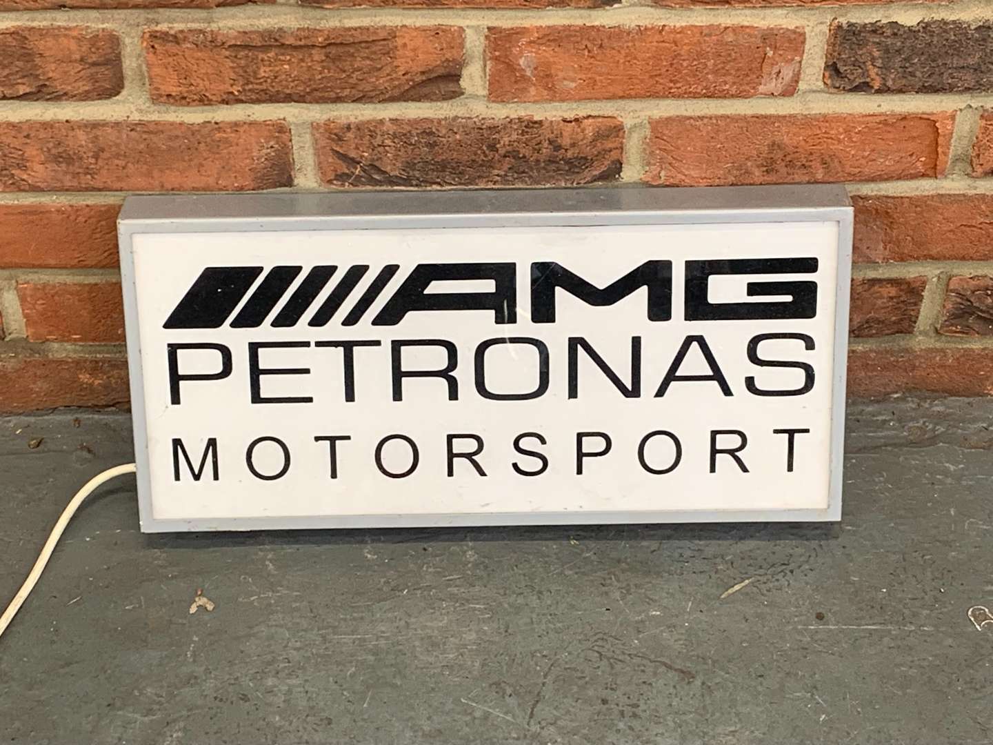 <p>AMG Petronas Motorsport Illuminated Sign</p>