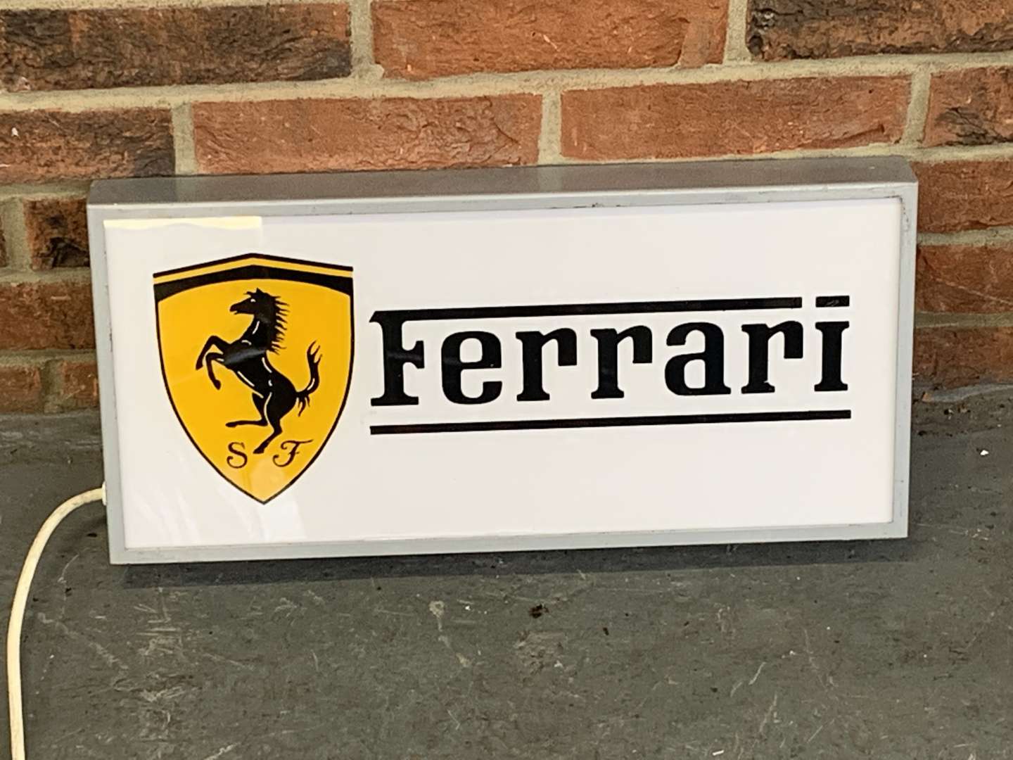 <p>Ferrari Illuminated Sign</p>