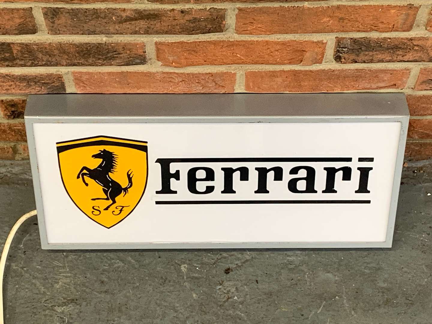 <p>Ferrari Illuminated Sign</p>